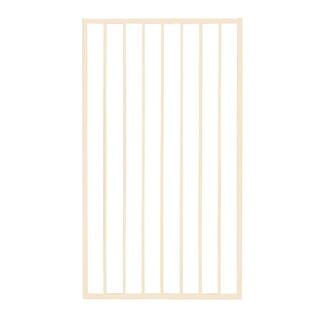 US Door and Fence Pro Series 3 ft. x 5 ft. Navajo White Steel Fence Gate G2GHDS33X58NWUS