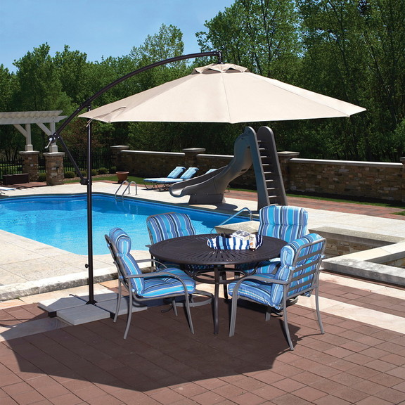 Island Umbrella NU6873 Santiago II 10 ft Octagon C...