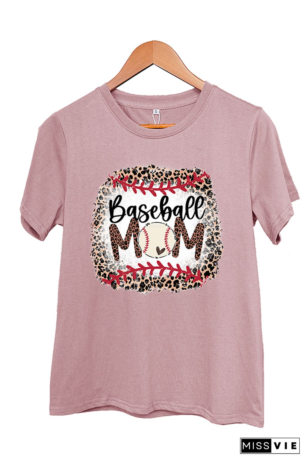 Baseball Mom Short Sleeve Graphic Tee Wholesale