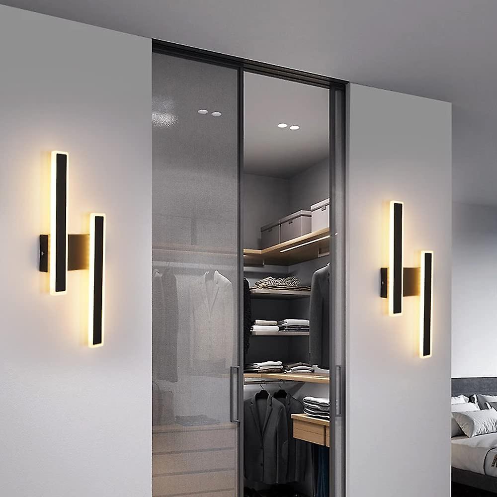 32W LED Indoor Wall Lights Modern Warm/Natural/White light 3 levels of brightness for bedroom living room hallway