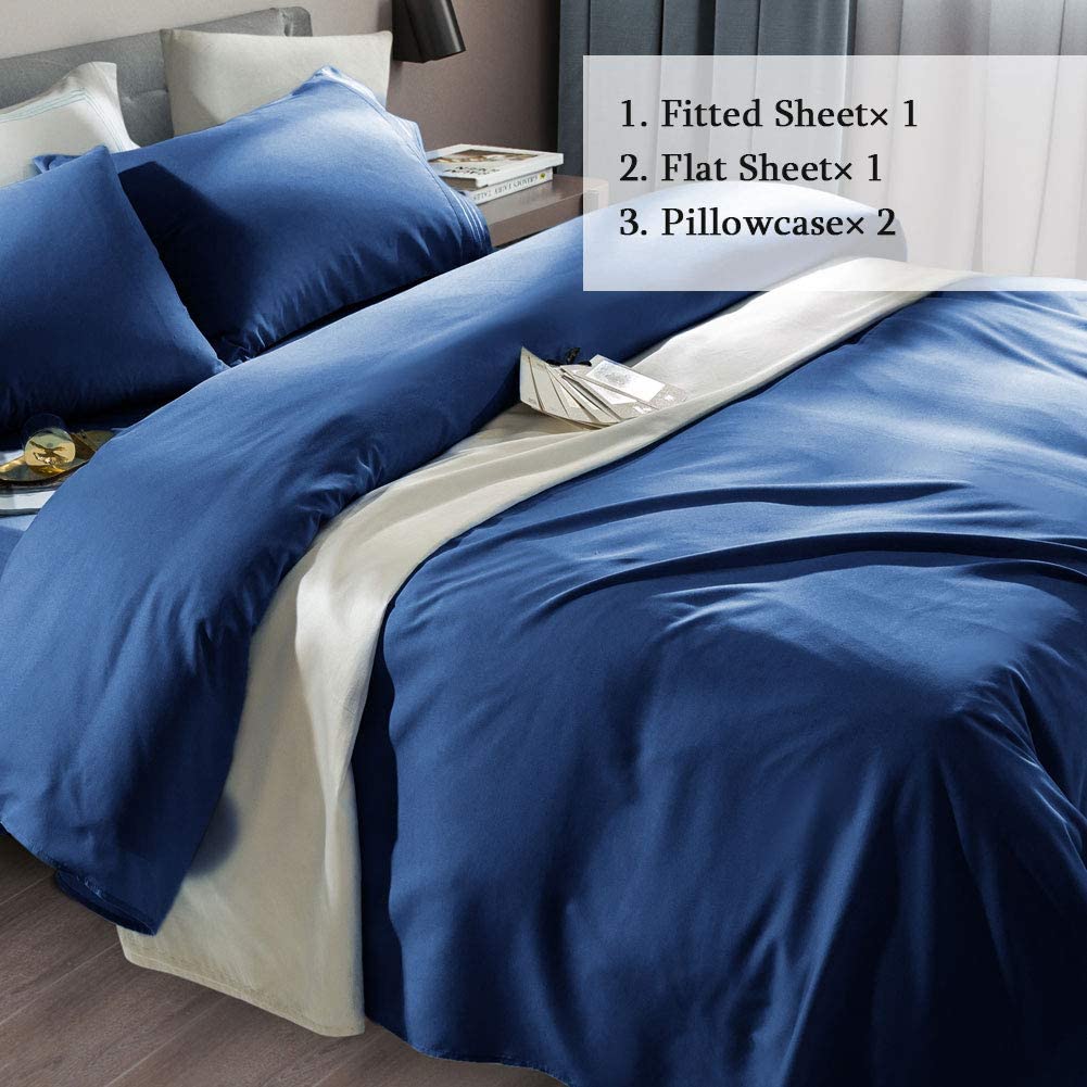 Super Soft 1800 Thread Count Luxury Egyptian Wrinkle Hypoallergenic 6 pcs Bed Sheet Set