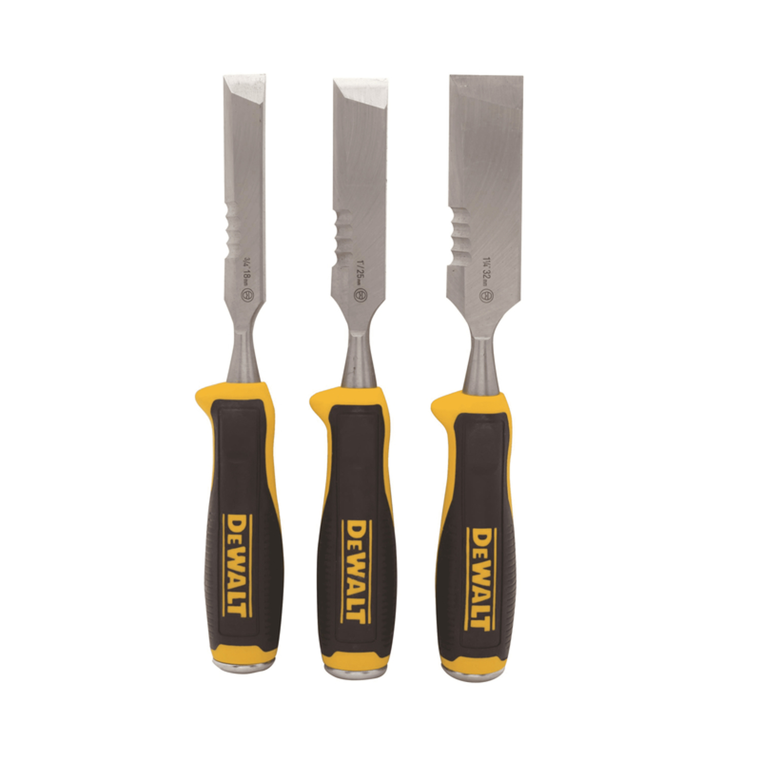 DW Side Strike Wood Chisel Set 3 pk