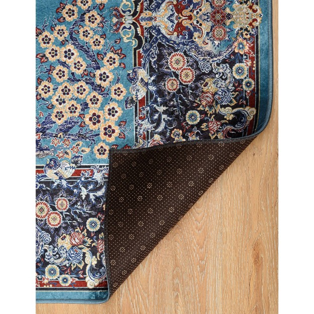 Emerald Martin Rug Blue navy Linon