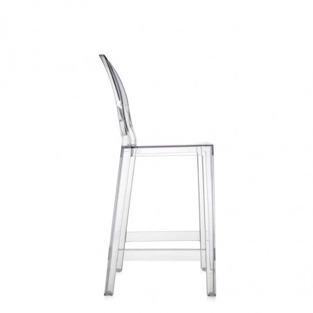 Tabouret haut One more dossier médaillon KARTELL - Tabouret de bar H65CM