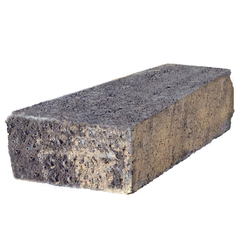 Pavestone Rockwall 2 in. H x 4.29 in. W x 9 in. D Marine Concrete Wall Block Cap (320 Pieces89.3 sq. ftPallet) 79990