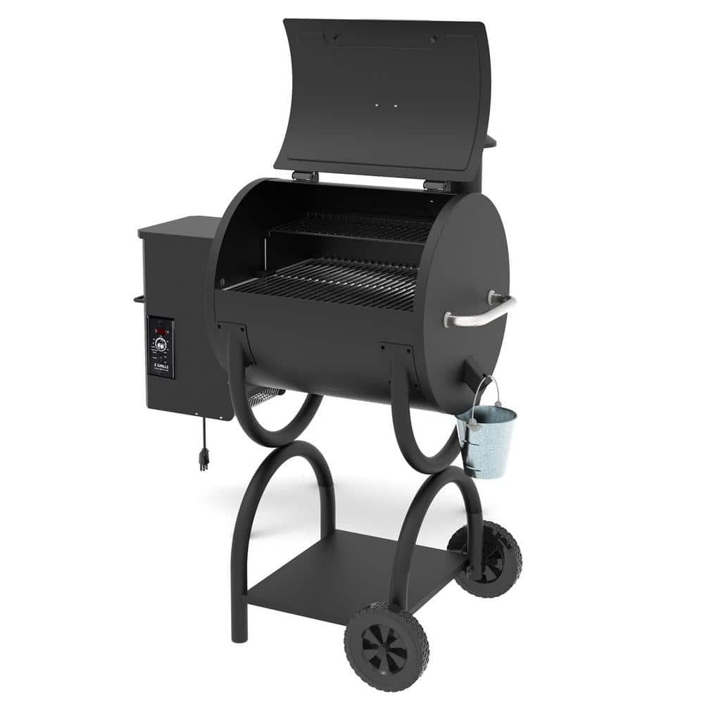 Z GRILLS 585 sq in Pellet Grill and Smoker in Black