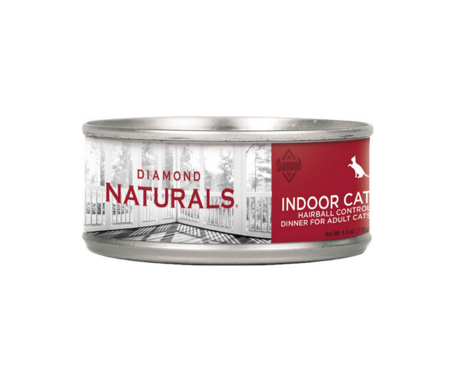 Diamond Naturals - Indoor Cat Breed， Hairball Control Chicken Recipe C