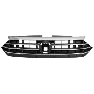 KAI New CAPA Certified Standard Replacement Front Grille， Fits 2019-2020 Volkswagen Jetta