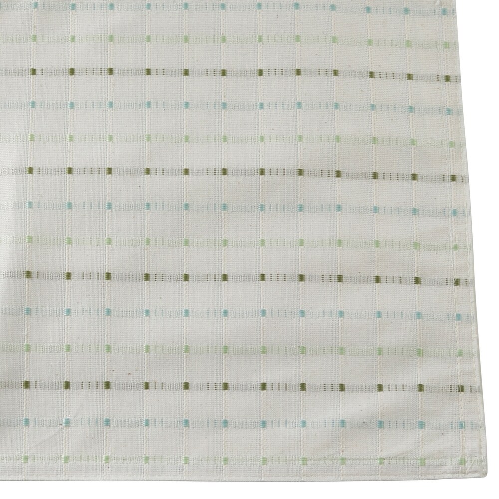 Stitched Line Design Cotton Blend Napkins (Set of 4)