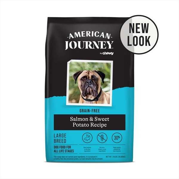 American Journey Large Breed Adult Salmon and Sweet Potato Recipe Grain-Free Dry Dog Food