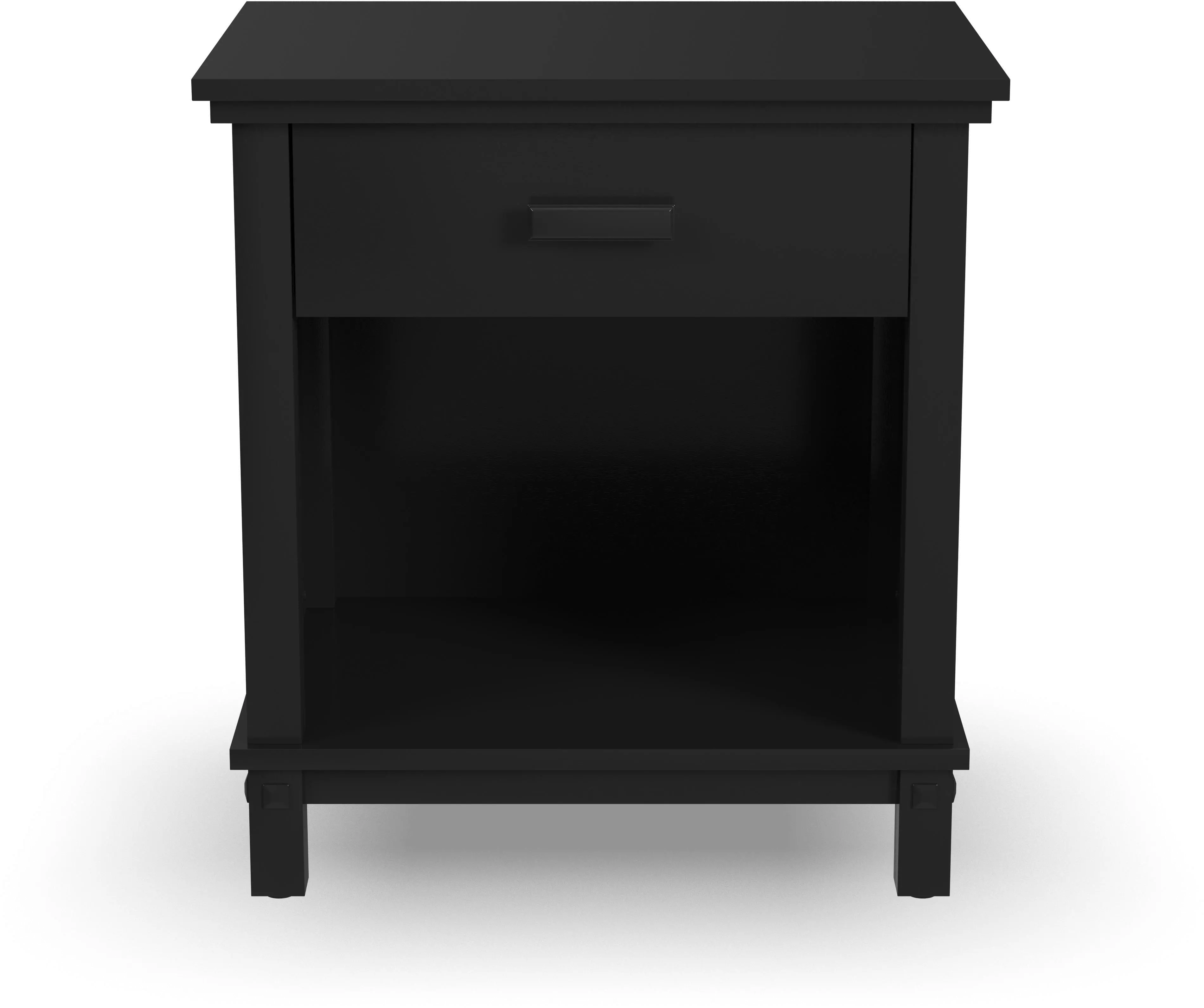 Oak Park Black Nightstand