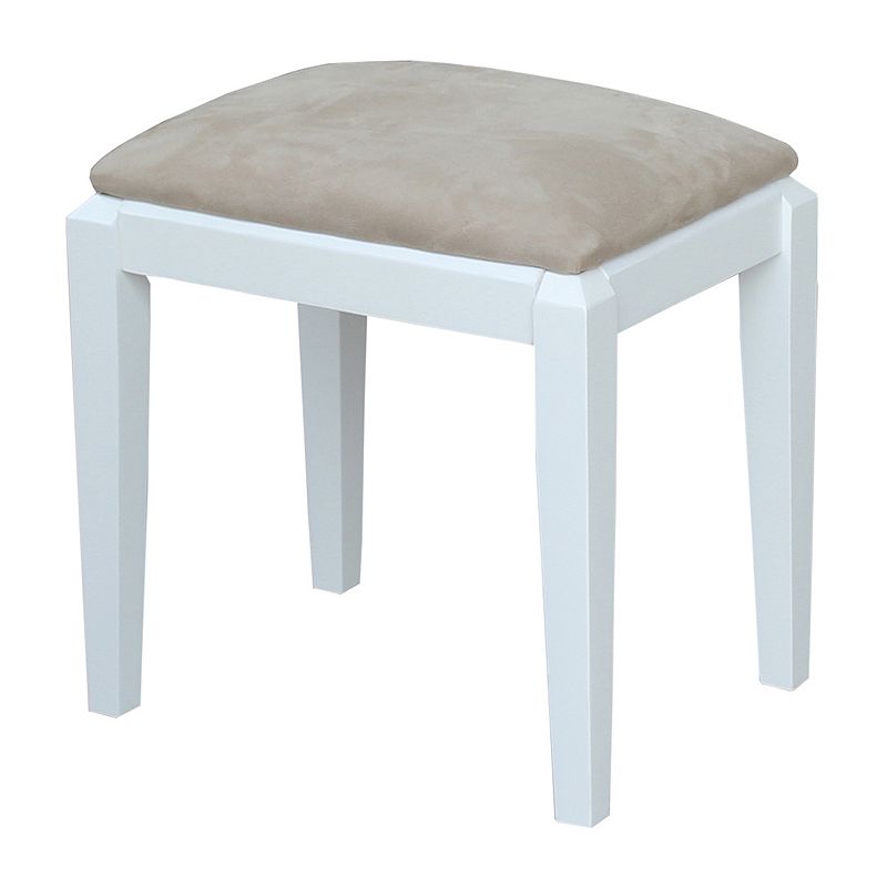 International Concepts Upholstered Vanity Bench