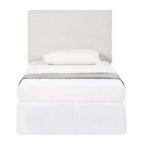 Gemma Sand Upholstered Headboard with Flange Details - - 36045673