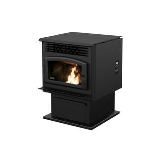 Drolet Eco-55 1800 sq. ft. Pellet Stove with 60 lbs. Hopper and Auto Ignition EPA Certified DP00070