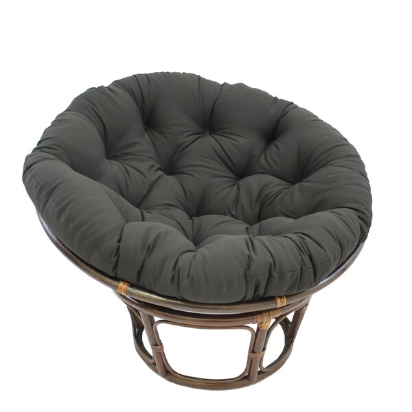 44-inch Solid Twill Papasan Cushion (Cushion Only)