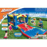 Banzai 35533 Bounce N Splash Water Park Aquatic Activity Play Center with Slide