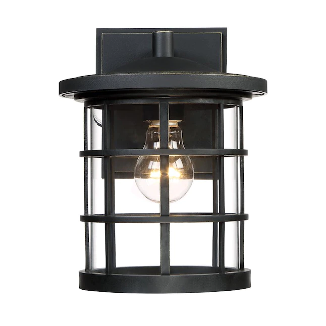 Quoizel Asheville 1-Light 10.5-in Dark Oil Rubbed Bronze Outdoor Wall Light