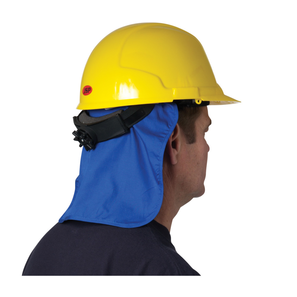 Protective Industrial Products EZ Cool Evaporative Cooling Hard Hat Pad with Neck Shade Blue