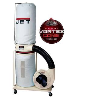 Jet 1.5 HP 1100 CFM 4 or 6 in. Dust Collector with Vortex Cone and 5-Micron Bag Filter Kit 115230-Volt DC-1100VX-5M 708658K