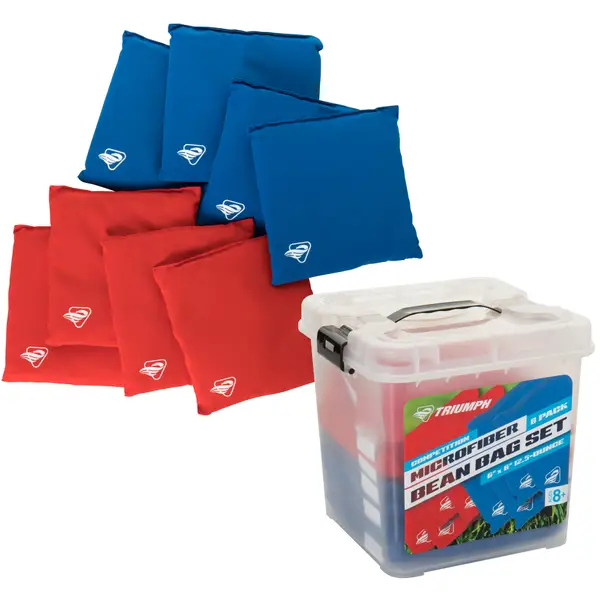 Escalade 8-Pack Red and Blue Bean Bag Set