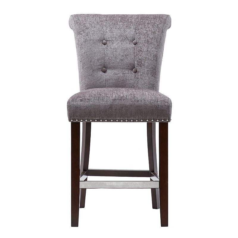 Madison Park Weldon Button Tufted Counter Stool