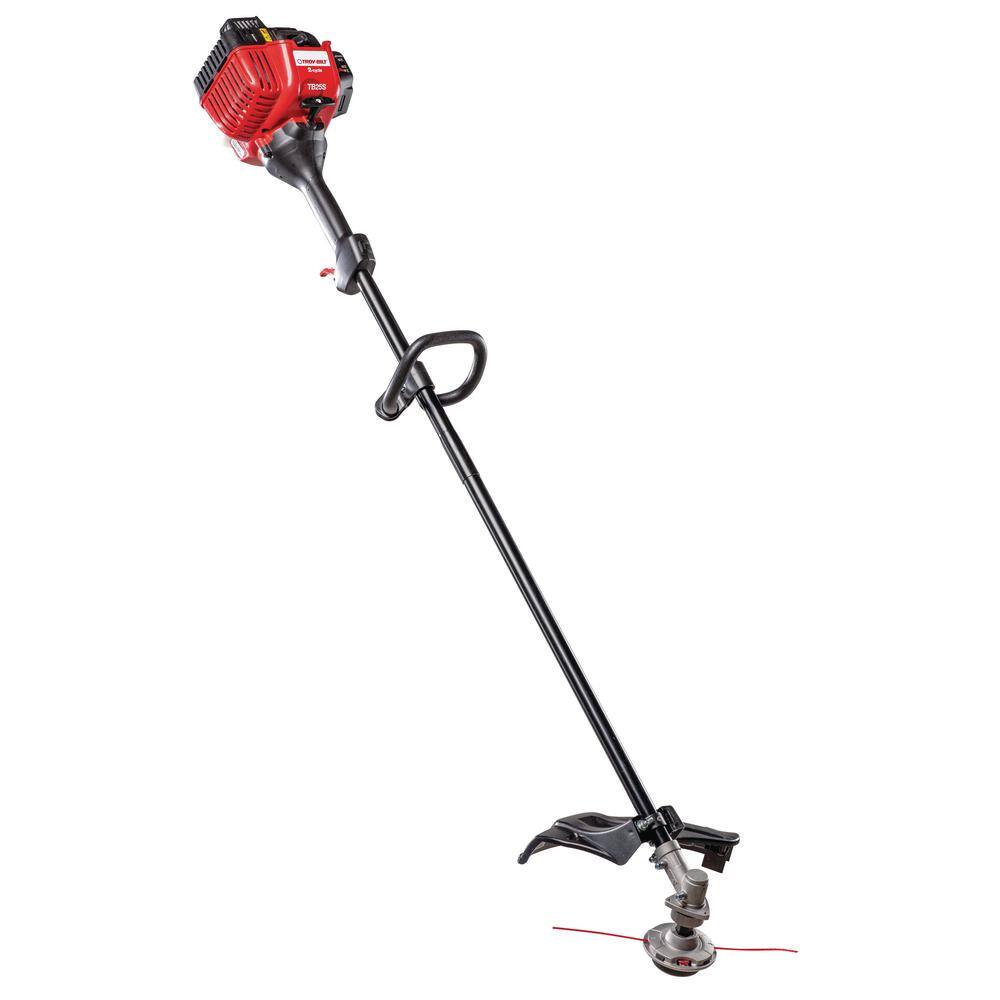 Troy-Bilt 25 cc Gas 2-Stroke Straight Shaft Trimmer with Fixed Line Trimmer Head TB25S