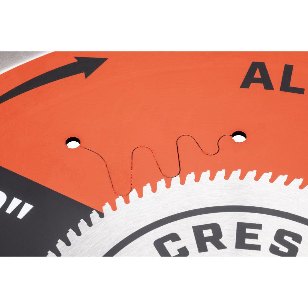 CRESCENT Circular Saw Blade 10 x 84 Tooth Medium Aluminum ;