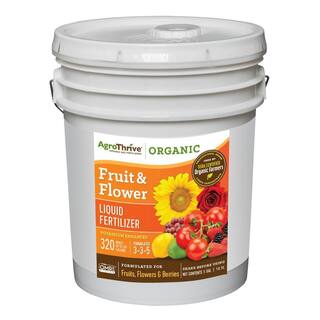 AgroThrive 5 Gal. Fruiting and Flowering Organic Liquid Fertilizer ATFF1640