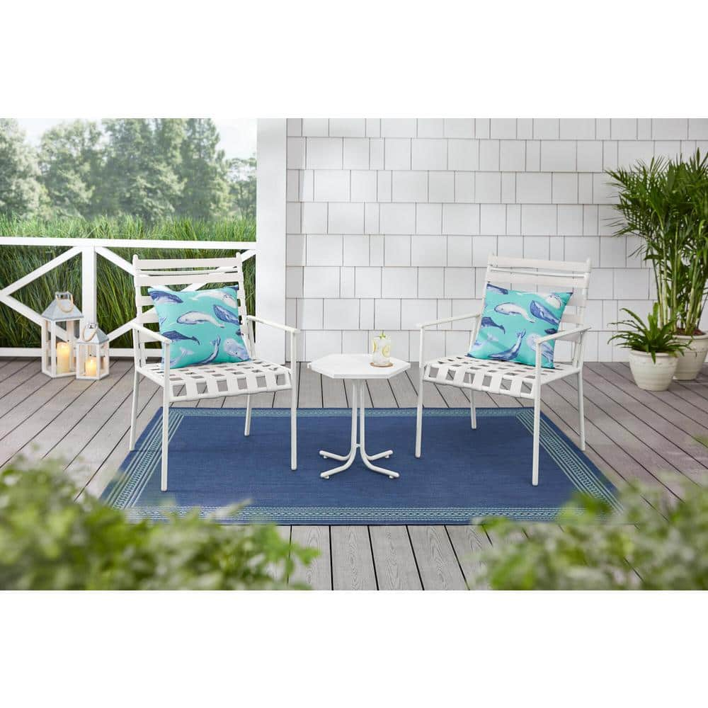 StyleWell Mix and Match Grand Marina Metal Outdoor Dining Chair Set (2-Pack) 4050b_2pk