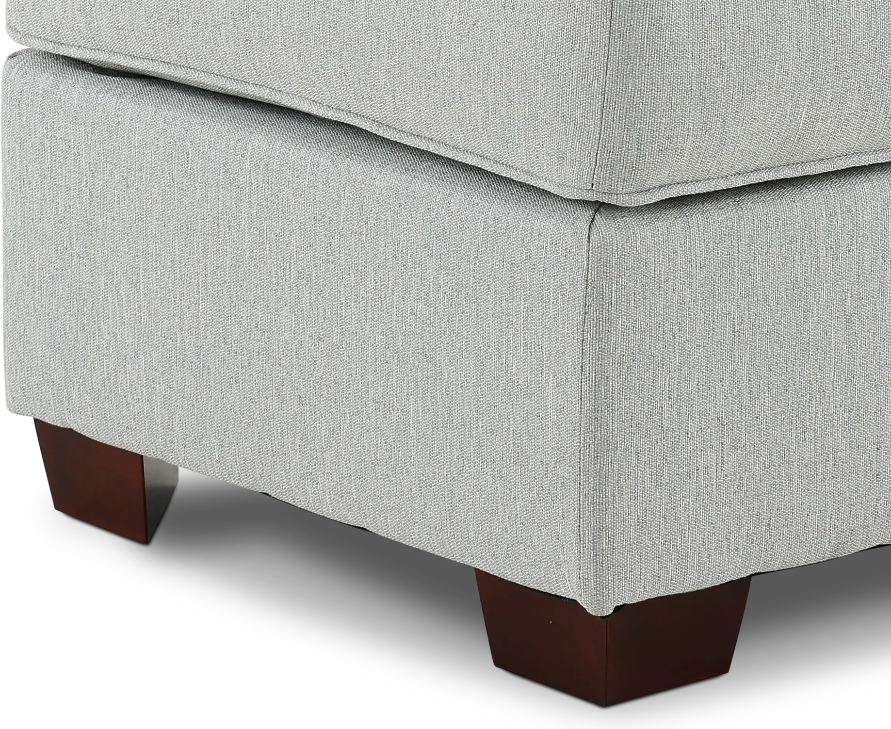 Gavin Sky Gray Ottoman