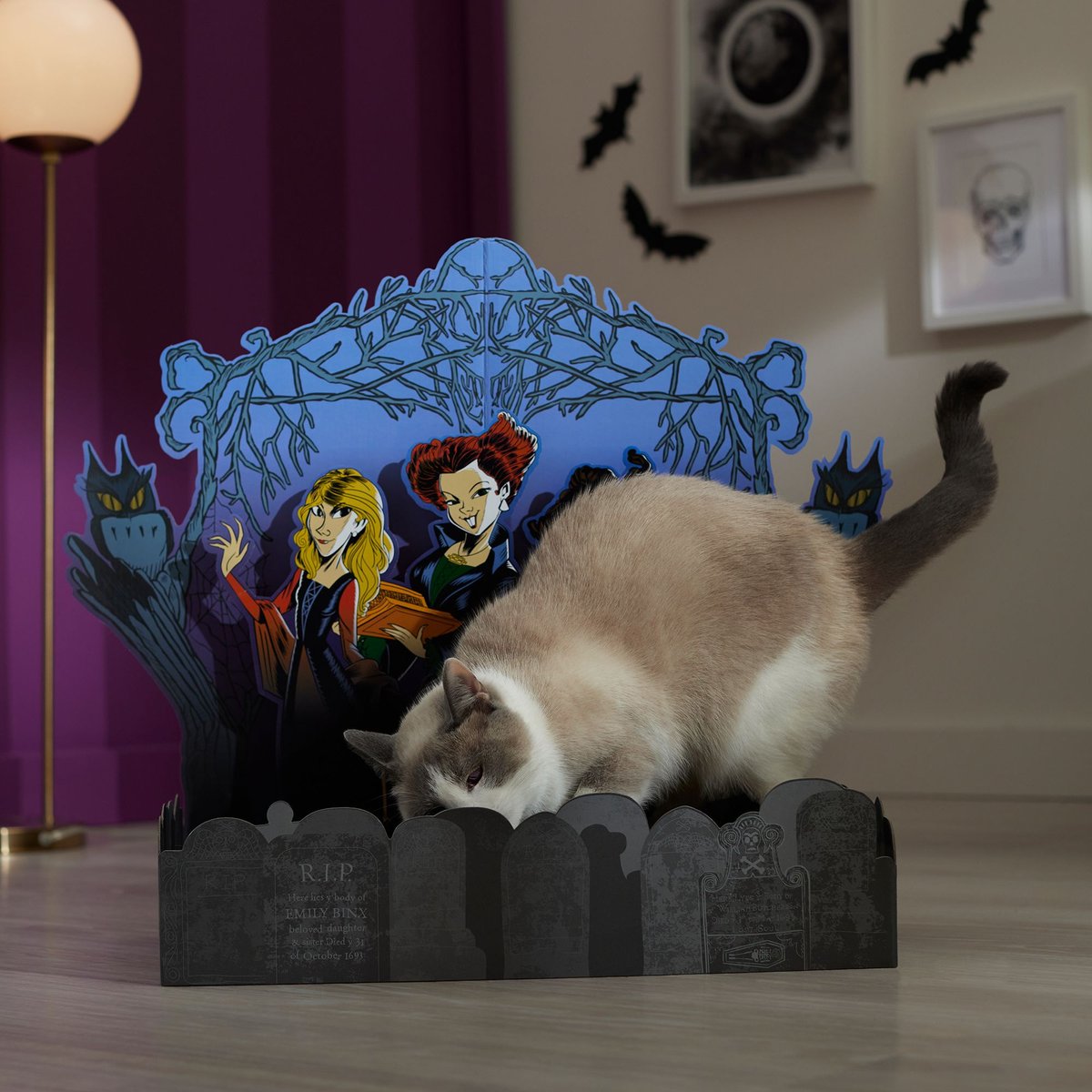 Disney Halloween Hocus Pocus Graveyard Step-In Cat Scratcher Toy