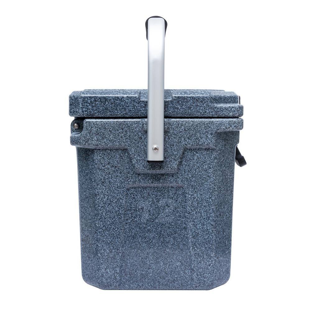 Camp-Zero 12.9 qt. Premium Cooler with Folding Handle Black Granite CZ12L-DBG