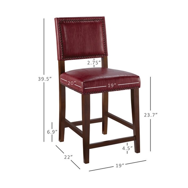 Copper Grove Durlesti Non-Swivel Counter Stool - N/A