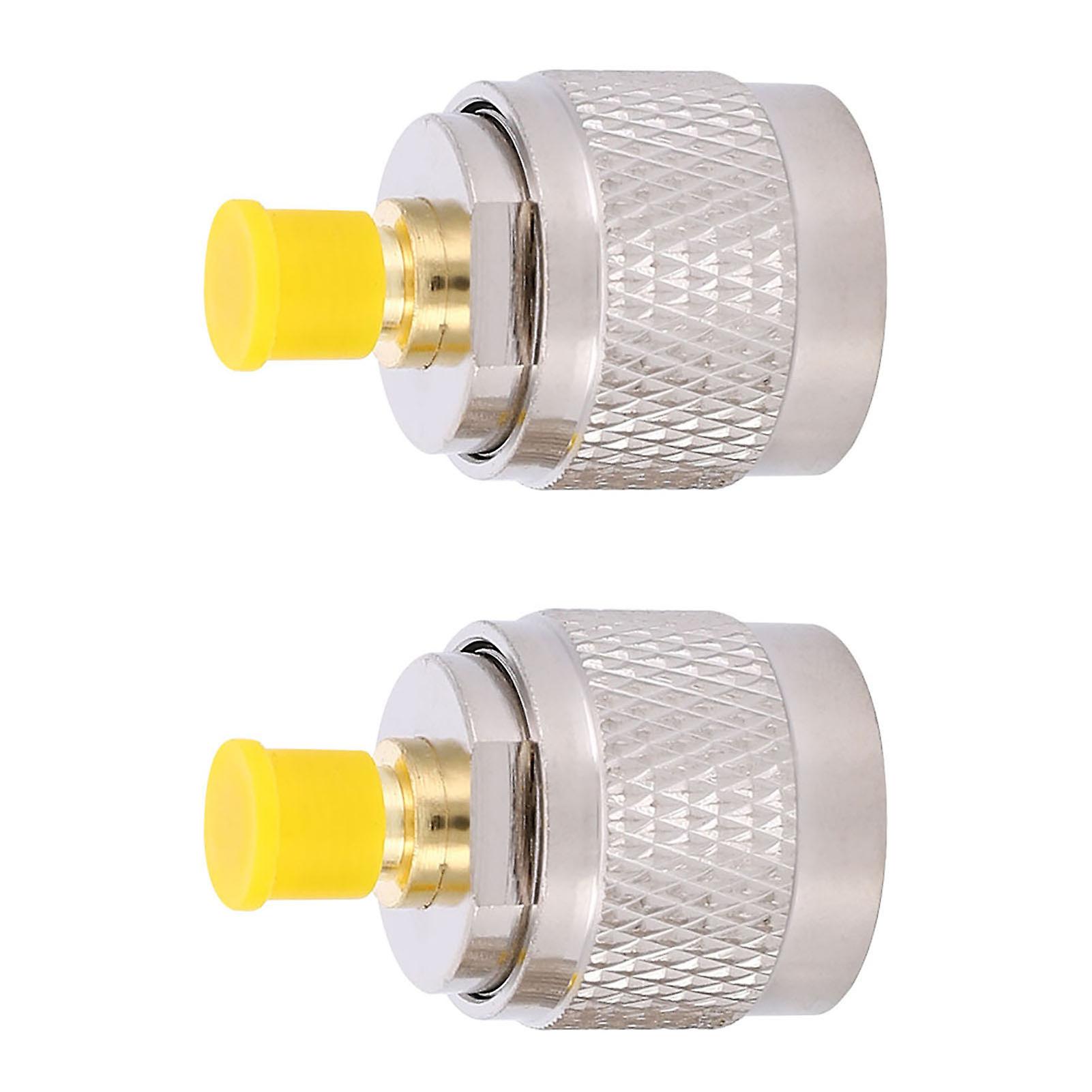 2pcs Type N Male To Sma Female Rf Connector Coaxial Adapter Test Converter