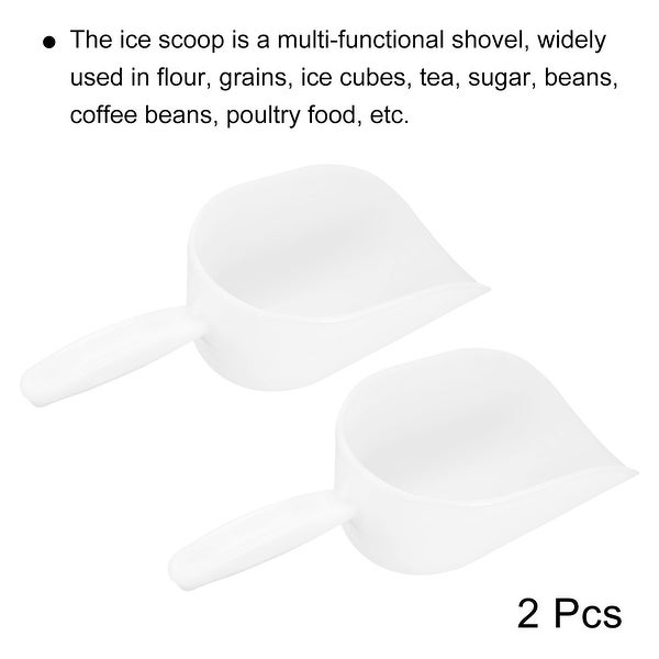 2Pcs Hand Scoop 7.1x3.5x3.1