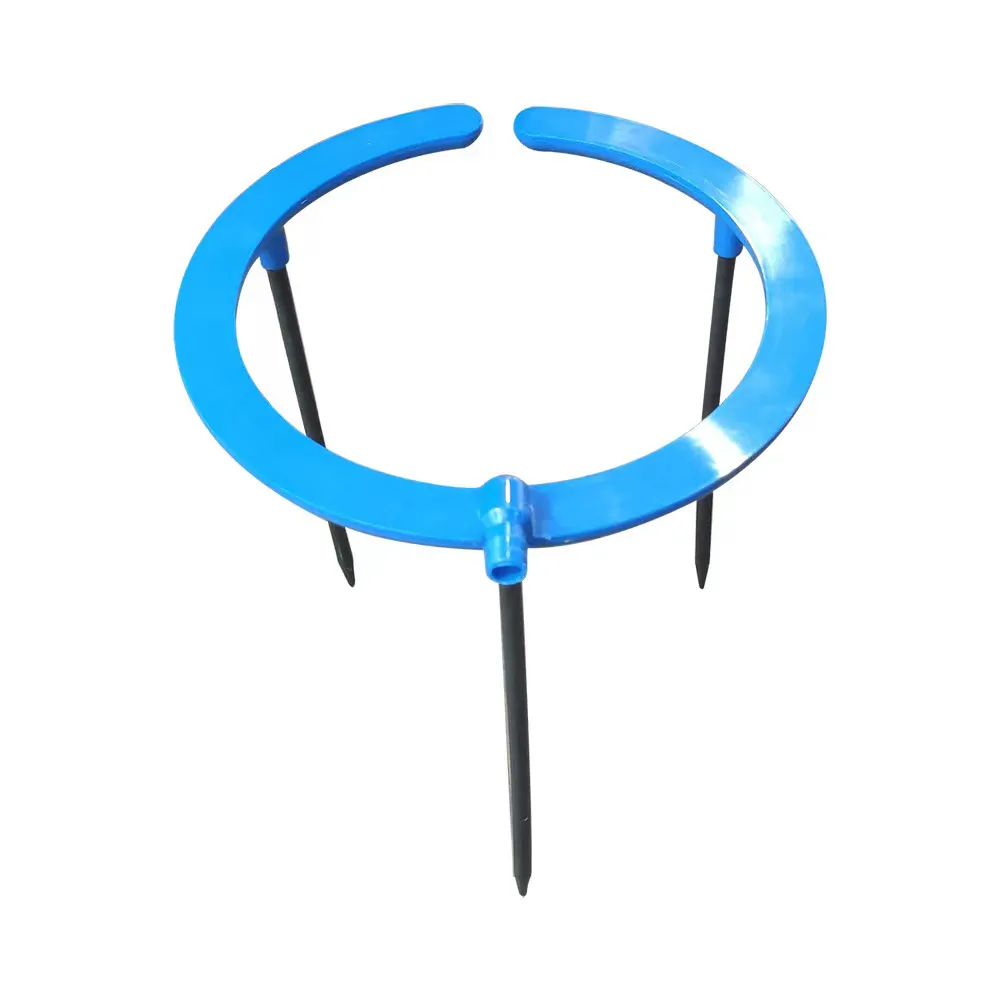 Plastic Hydroponic Water Distributor Flow Drip Irrigation Ring With 3 Removable Stands