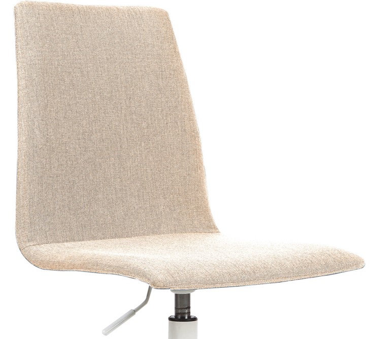 Urban Shop Rolling Linen Swivel Chair， Various Colors Available