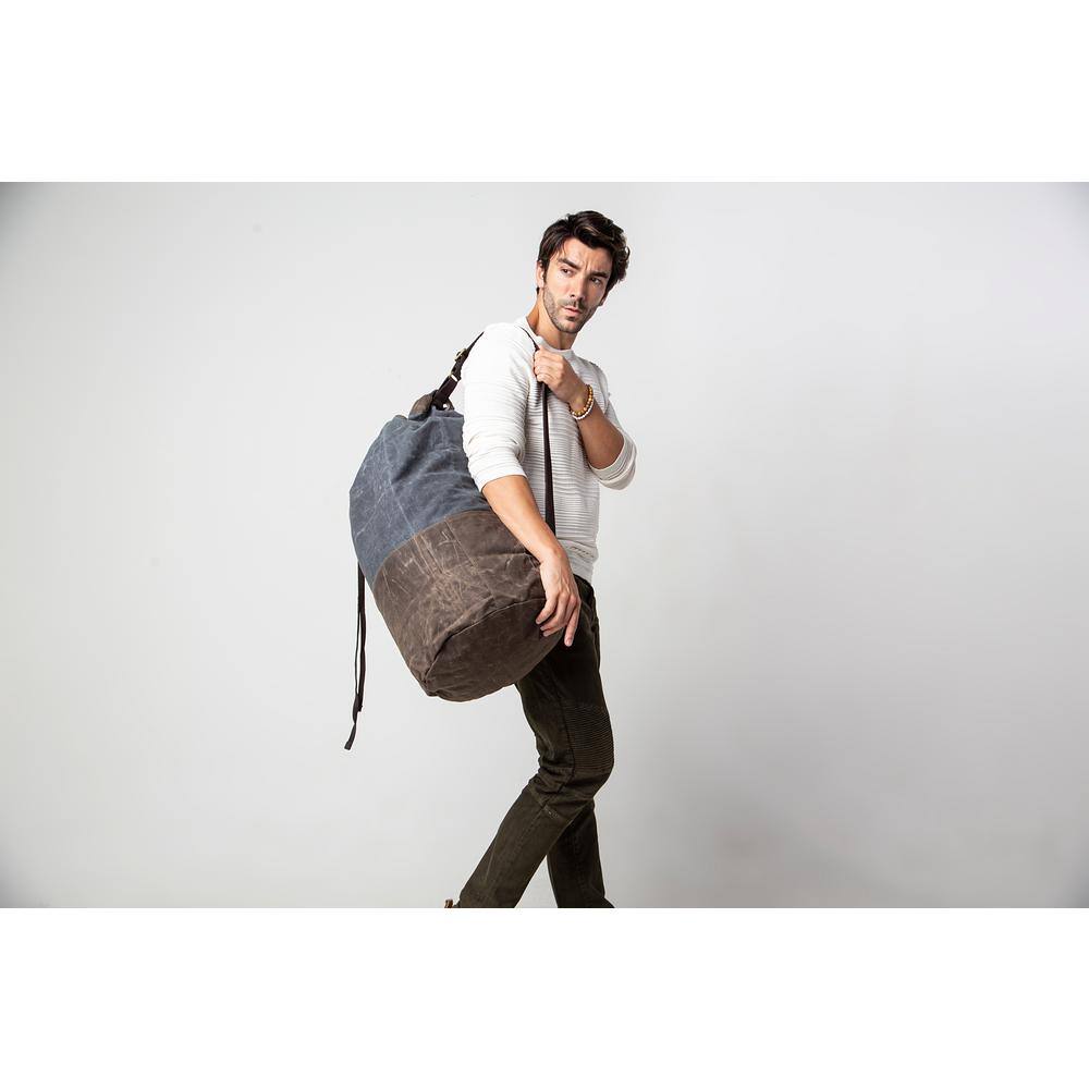 CB Station Waxed Canvas Laundry Duffel Slate 6551