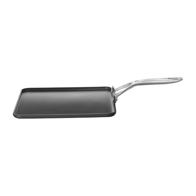 Zwilling Motion Hard Anodized 11 X 11 inch Aluminum Nonstick Square Griddle