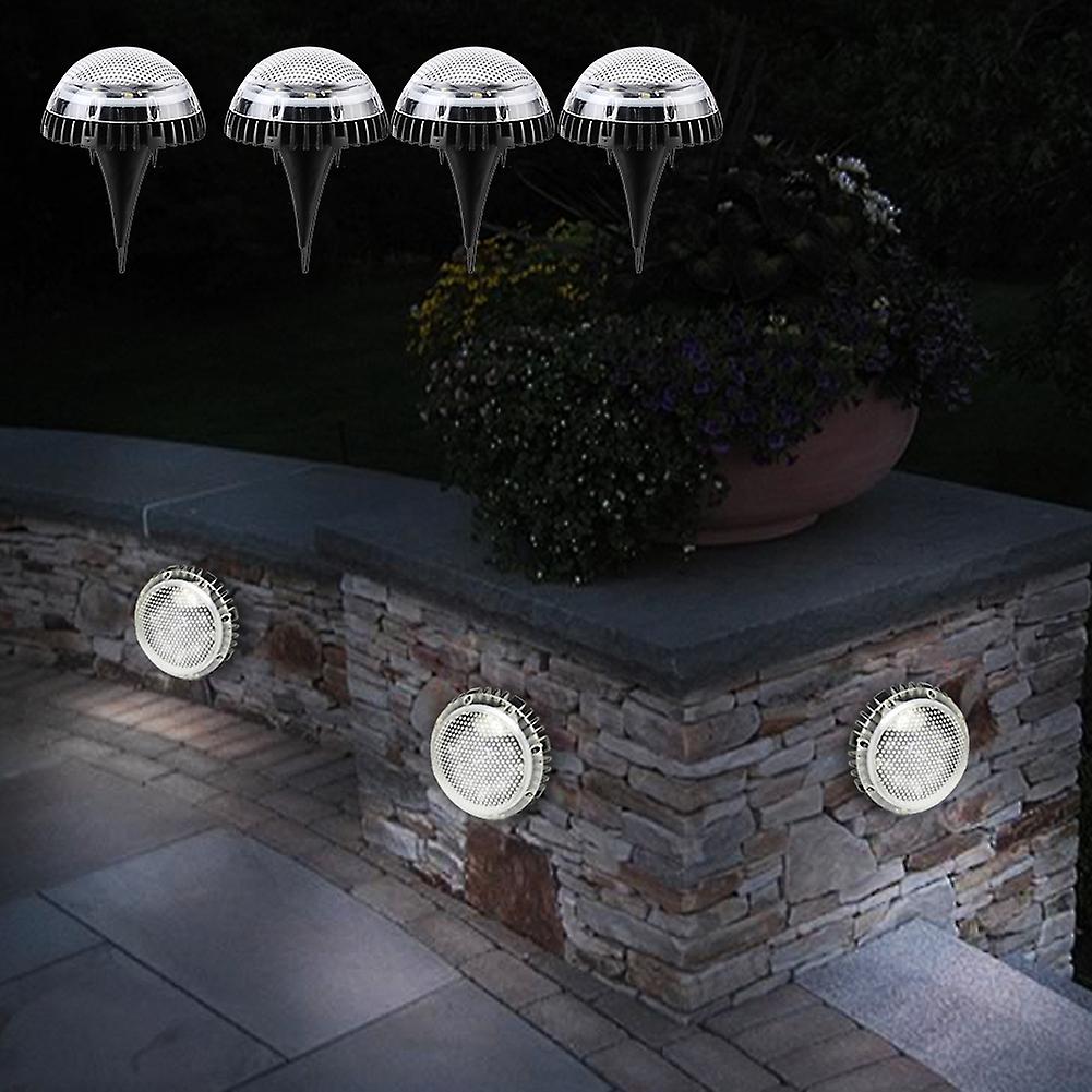 8 LED Solar Under Ground Buried Light Waterproof Lights for Outdoor Lawn Garden