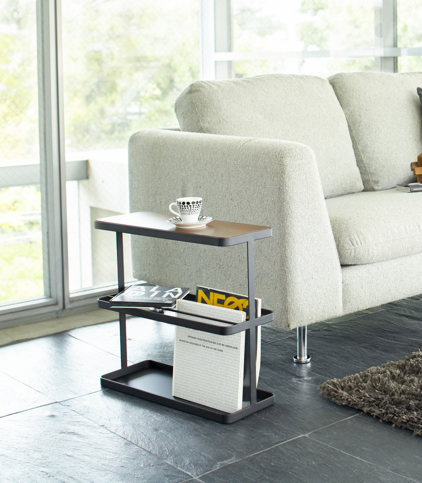 Storage Table  Steel  Holds 22.2 lbs   Industrial   Side Tables And End Tables   by Yamazaki Home  Houzz