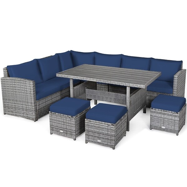 7piece Outdoor Rattan Patio Furniture Set