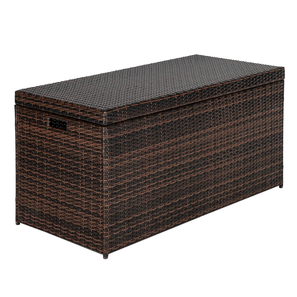 LANTRO JS Simple And Practical Outdoor Deck Box Storage Box Brown Gradient