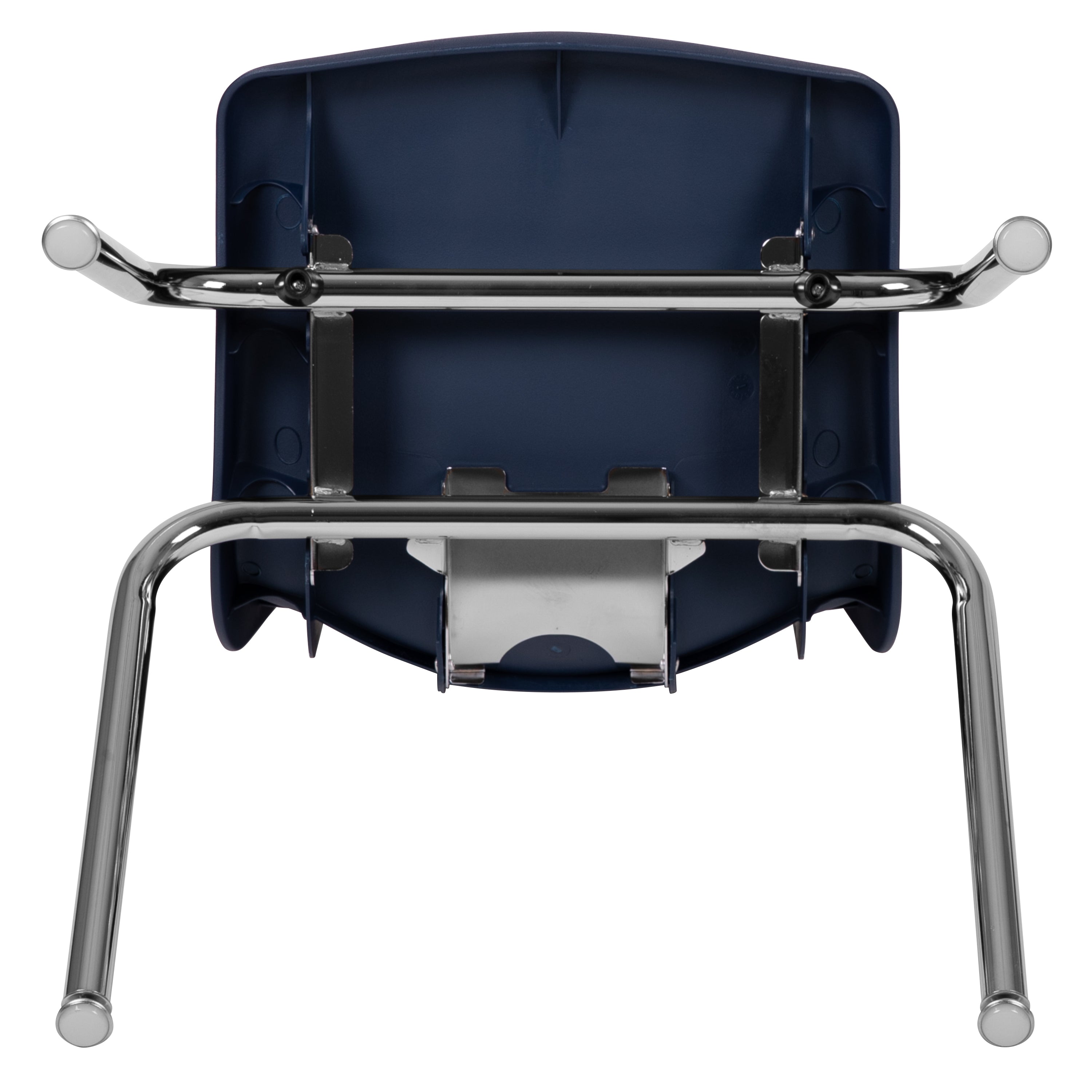 Emma + Oliver Navy Student Stack School Chair - 16-inch