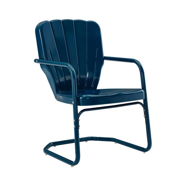 Ridgeland 2pk Outdoor Chairs Navy Crosley