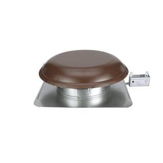 Air Vent 1500 CFM Brown Power Roof Mount Attic Ventilator ASRHPBR