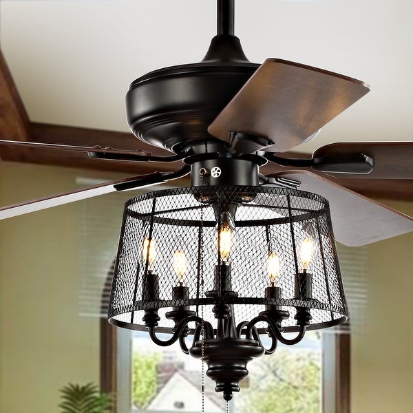 SAFAVIEH Lighting Jonie 52-inch Ceiling Fan and Light - 52