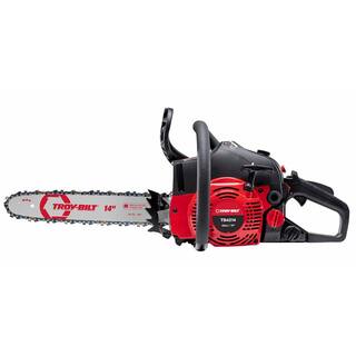 Troy-Bilt 14 in. 42 cc 2-Cycle Lightweight Gas Chainsaw with Automatic Chain Oiler TB4214