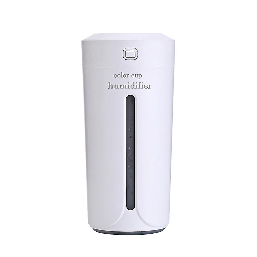 White Portable Timing Mini Air Humidifier Moisturizing Night Light Colorful Diffuser For Home Car Office Air Purifier