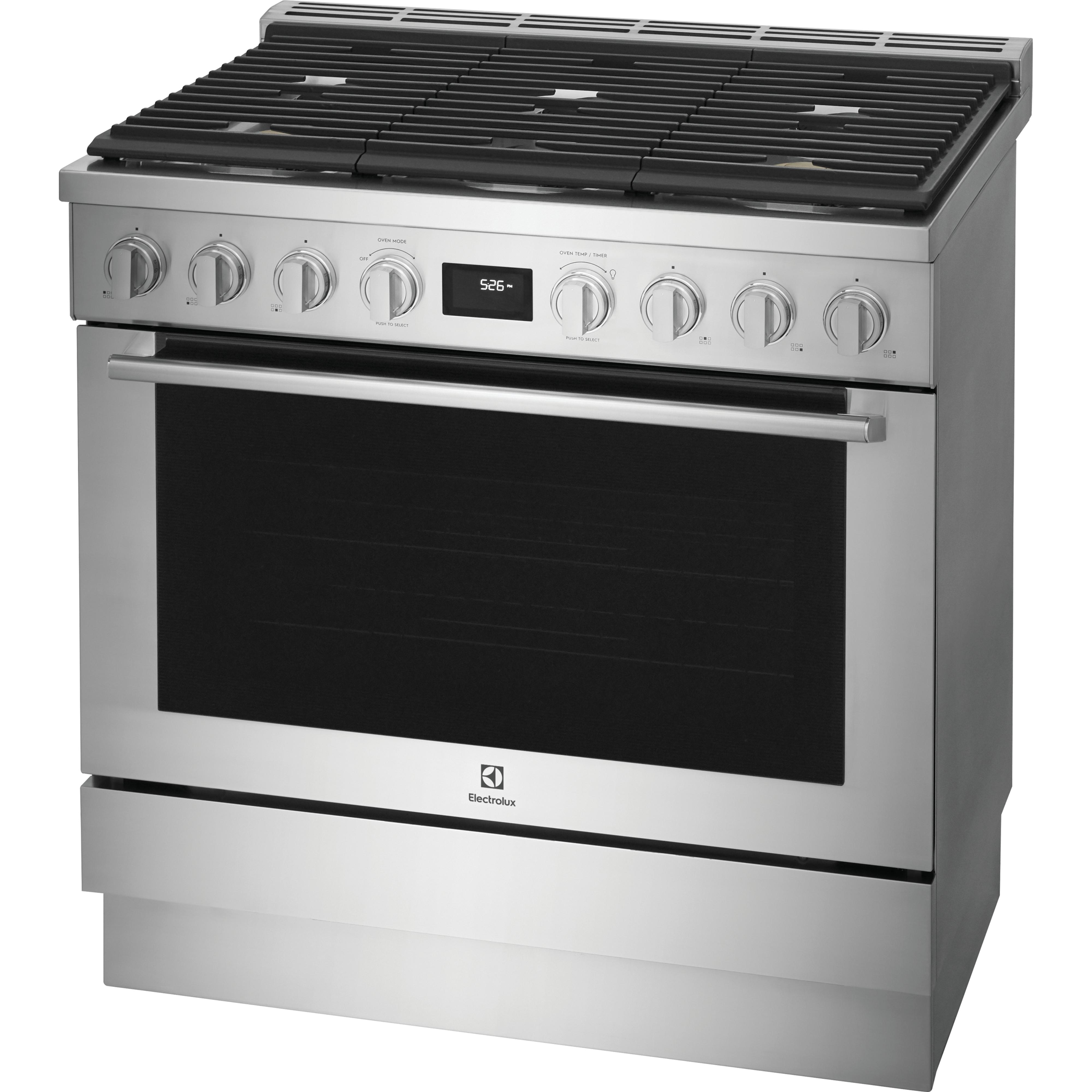 Electrolux 36-inch Dual-Fuel Freestanding Range ECFD3668AS